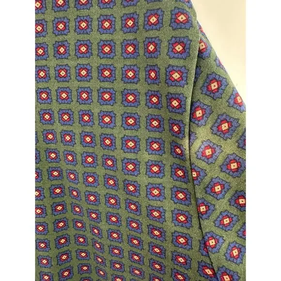 *Flawed Polo Ralph Lauren Soft Cotton Long Sleeve Polo Shirt Geometric Men's 2XB - Picture 5 of 11